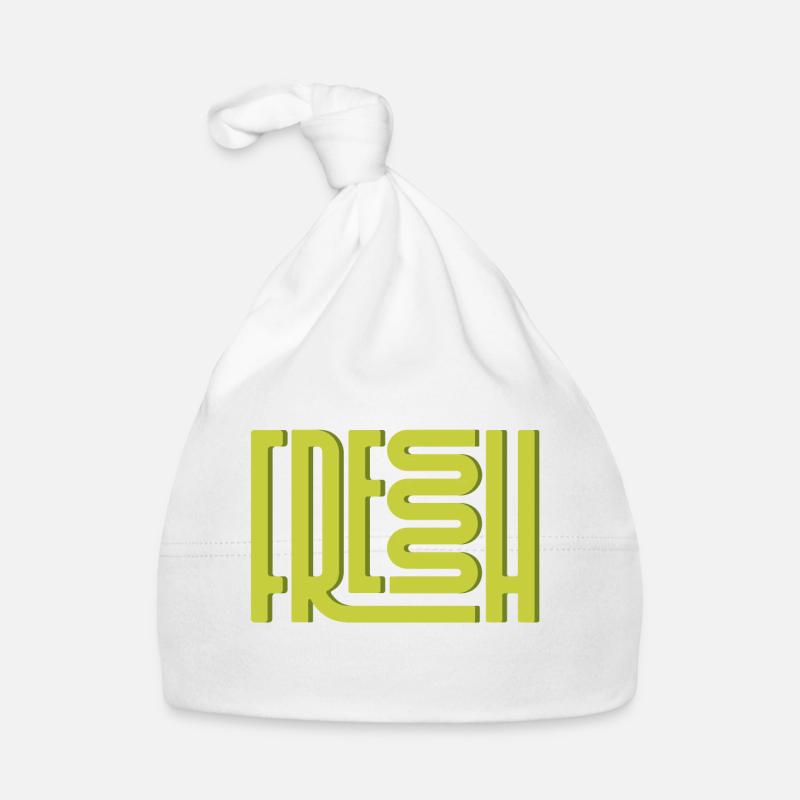 Frais - Bonnet bio Bébé - blanc