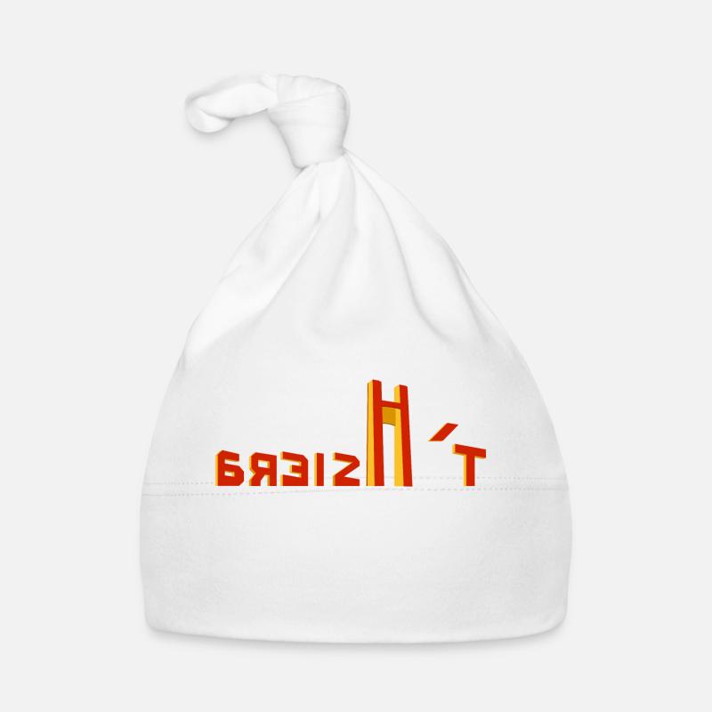 Clear Breizh'T text Organic Baby Cap