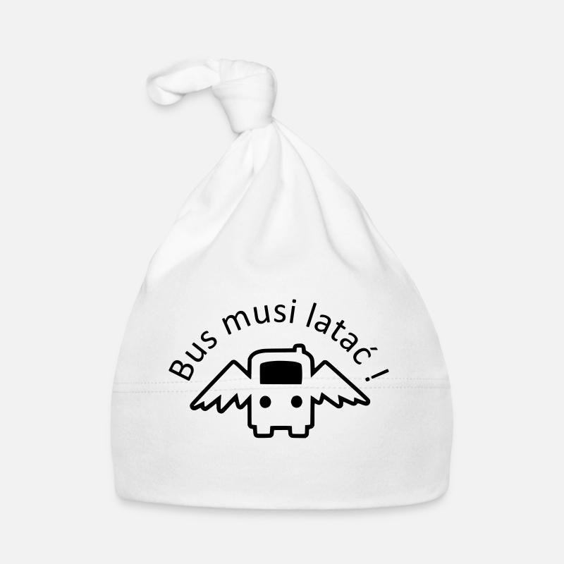 The bus needs to fly Organic Baby Cap