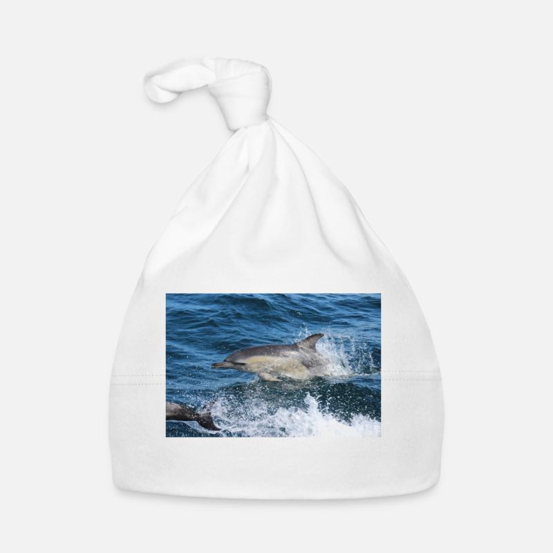 Dolphin Organic Baby Cap