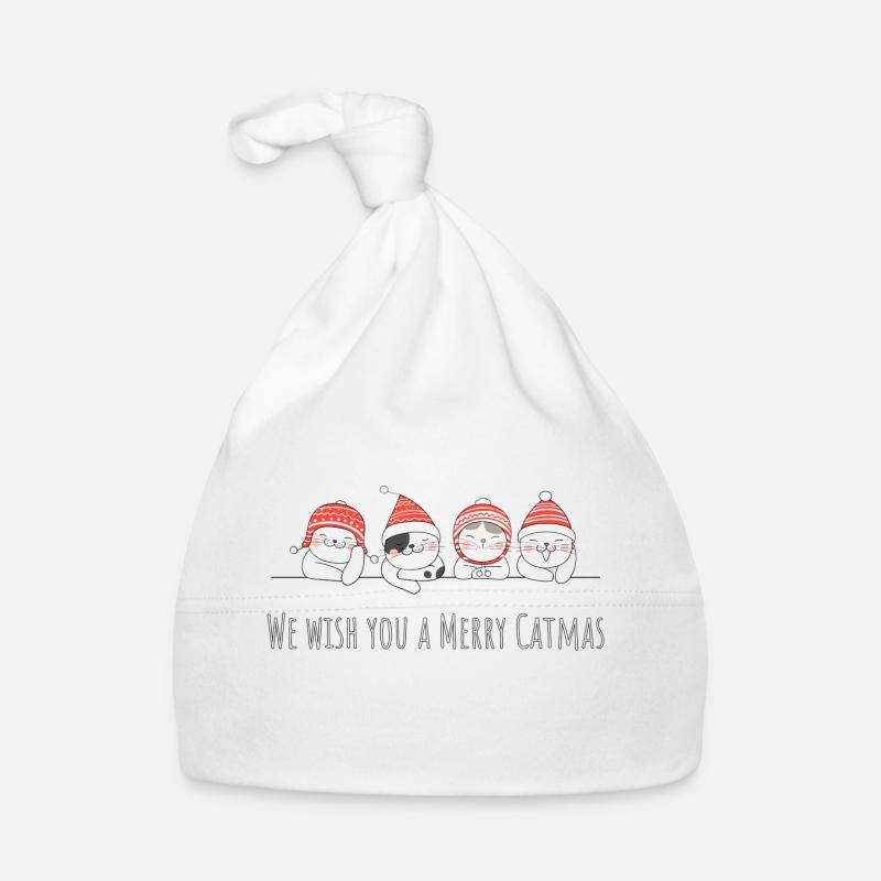Chat de Noël Bonnet bio Bébé
