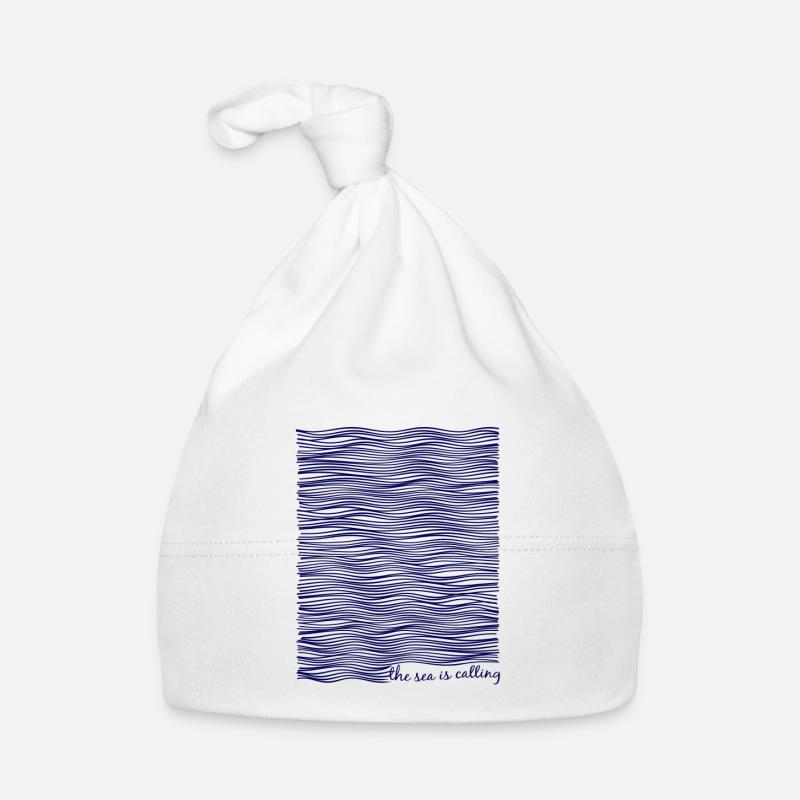 the sea is calling - la mer appelle Bonnet bio Bébé