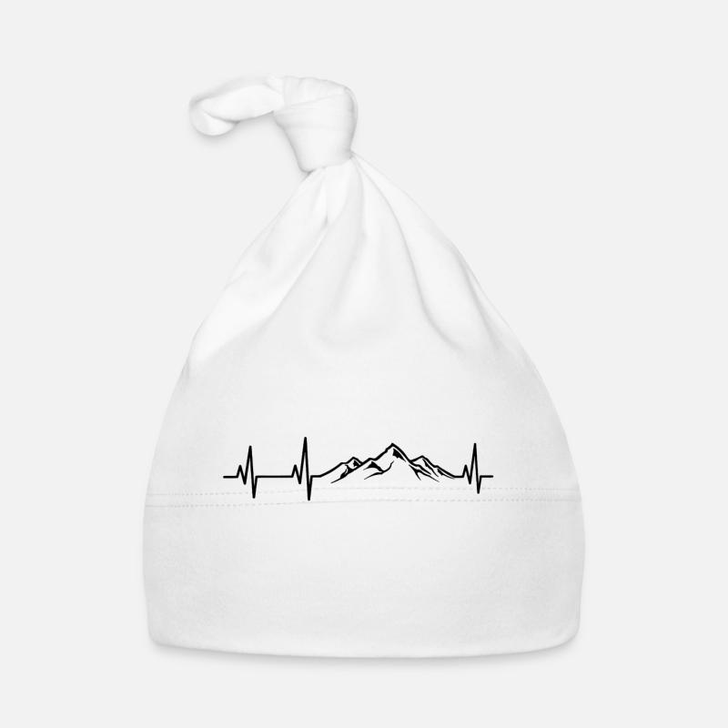 Montagnes Heartbeat Bonnet bio Bébé