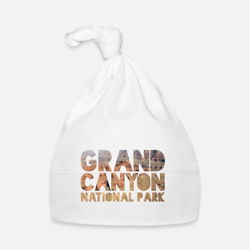 Parc national du Grand Canyon - Bonnet bio Bébé - blanc