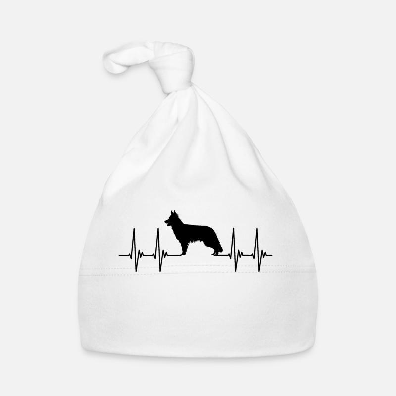deutscher schäferhund german shepherd puls EKG Baby Bio-Mütze