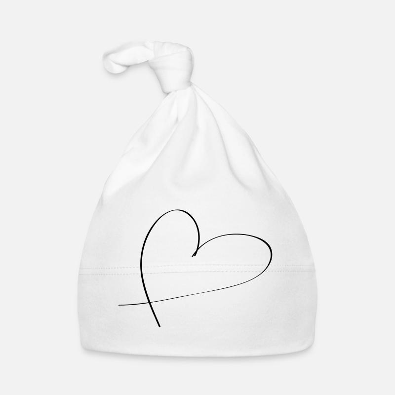 Herz Baby Bio-Mütze