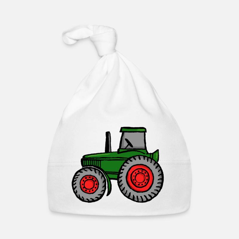 Traktor Baby Bio-Mütze