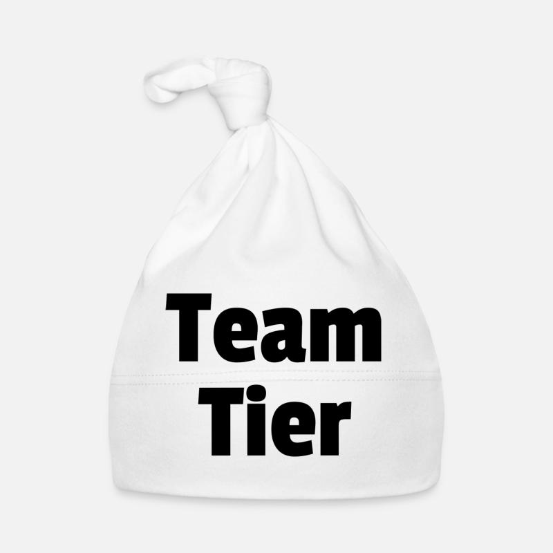 Team Tier Baby Bio-Mütze
