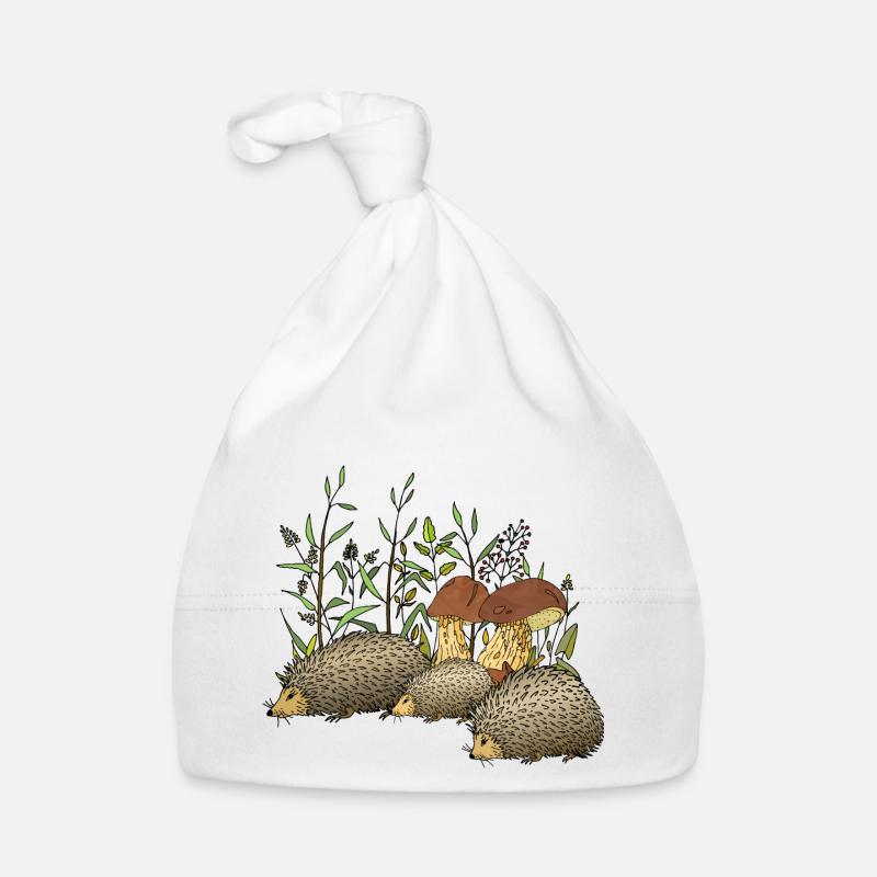 Hérissons Bonnet bio Bébé