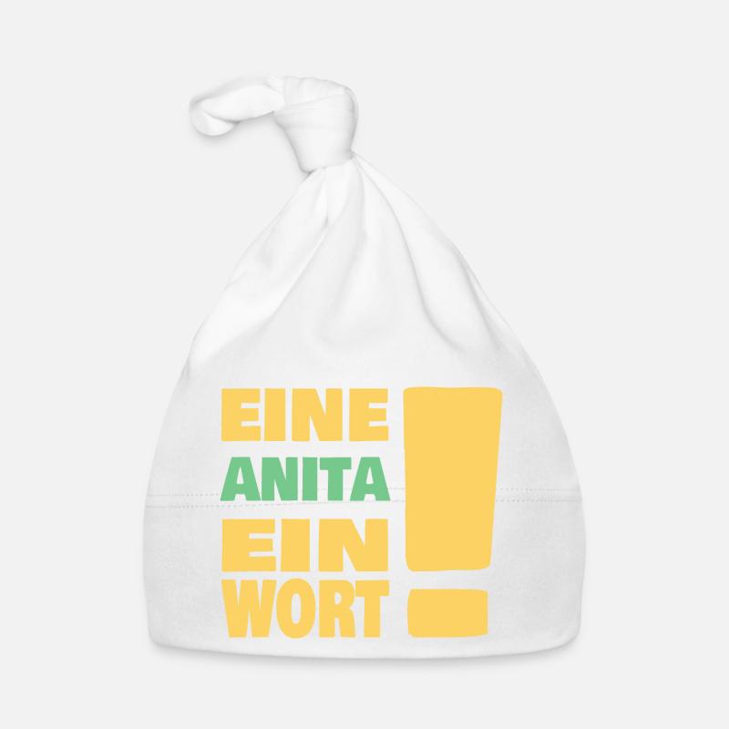 Eine Anita ein Wort Baby Bio-Mütze