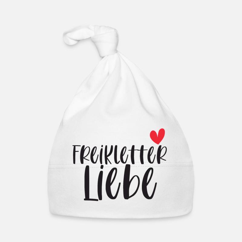 Klettern Freiklettern Liebe Berge Schweiz Geschenk Baby Bio-Mütze