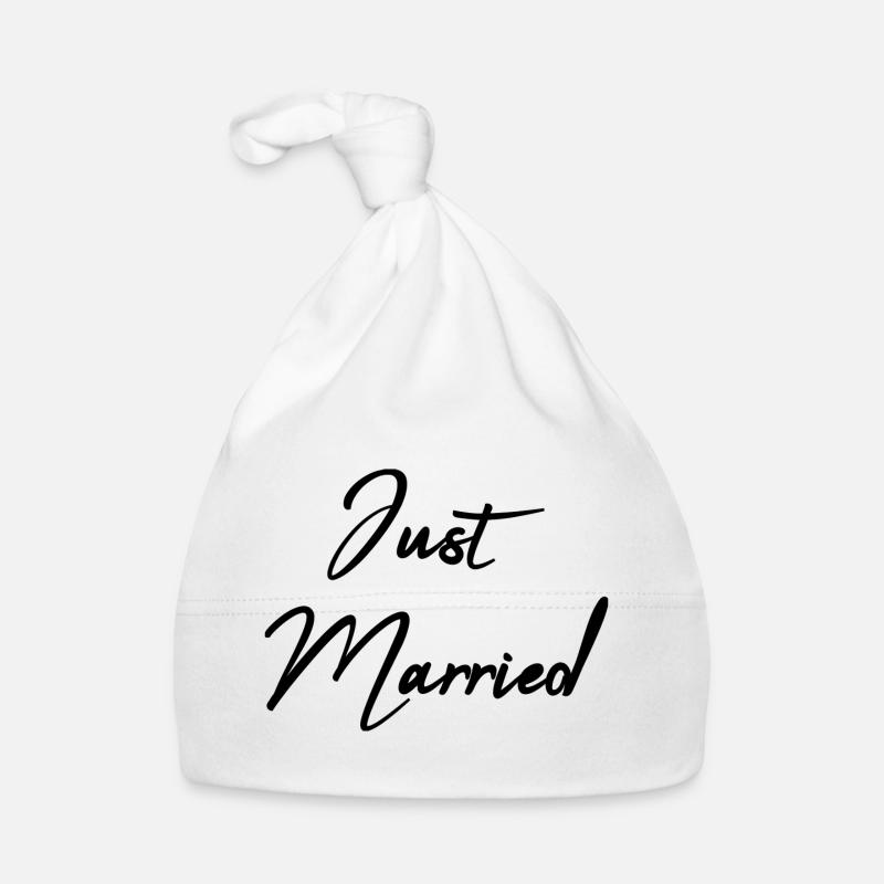 COUPLE. JUST MARRIED. EVJF. SAINT VALENTIN. MARIES Bonnet bio Bébé
