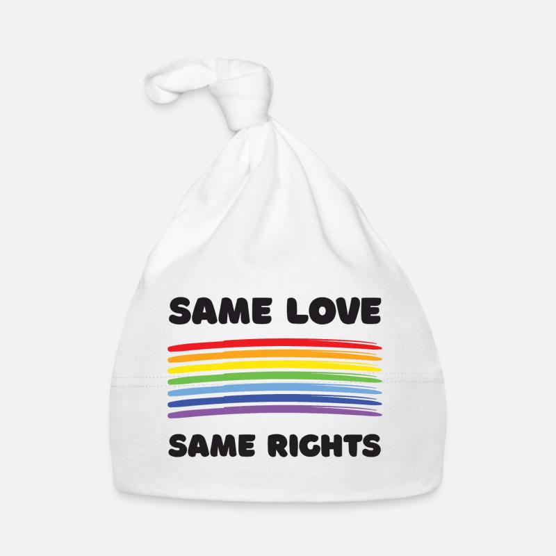 LGBTQ+ Pride Month - Same Love. Same Rights. Organic Baby Cap