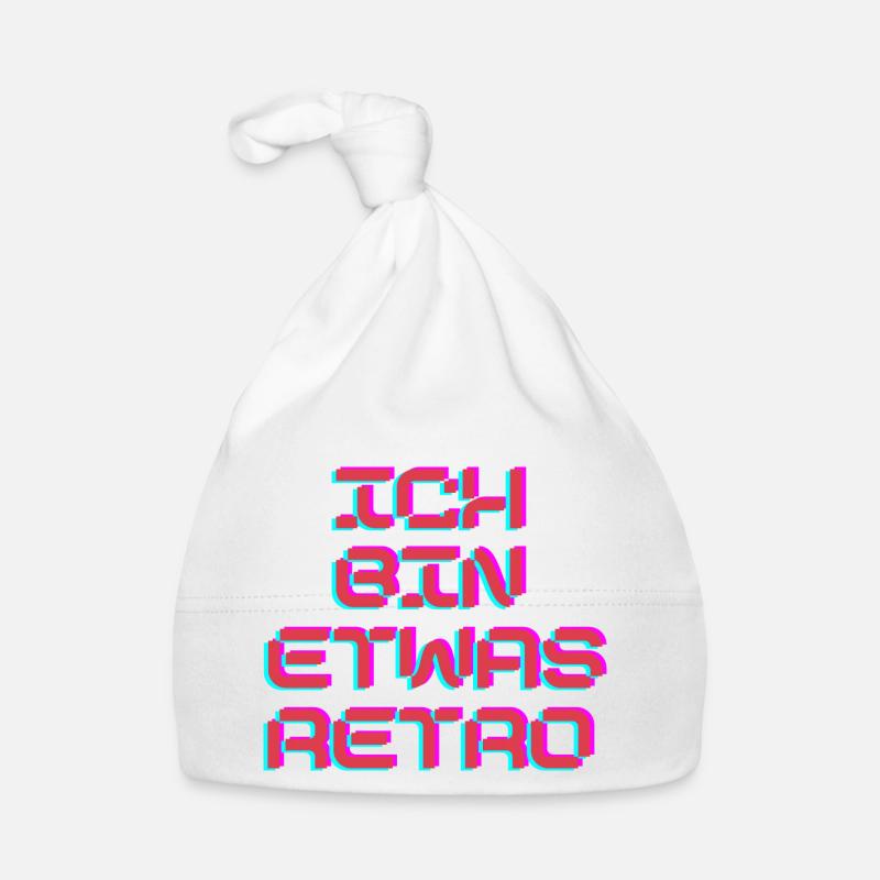 Retro Baby Bio-Mütze