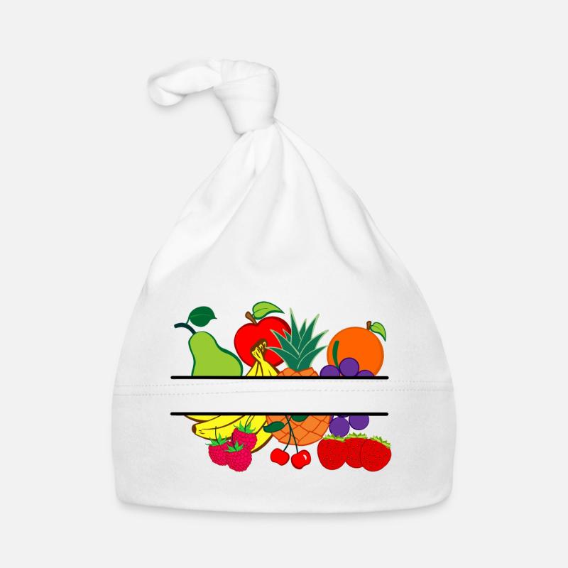 Obstlogo-Shop oder Obstbauer Baby Bio-Mütze