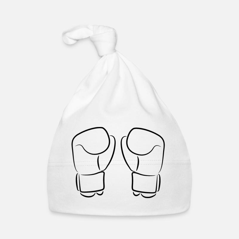 Kickboxhandschuhe Baby Bio-Mütze