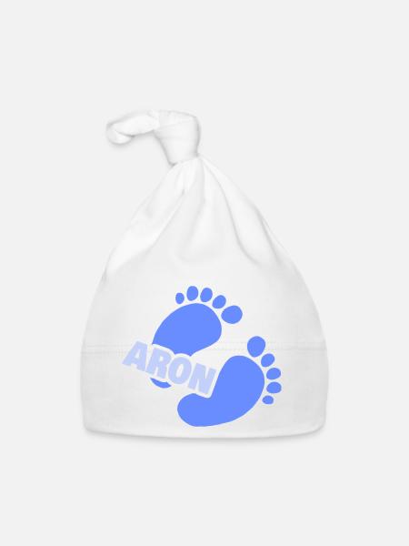 Naissance Aron - Bonnet bio Bébé - blanc - Devant