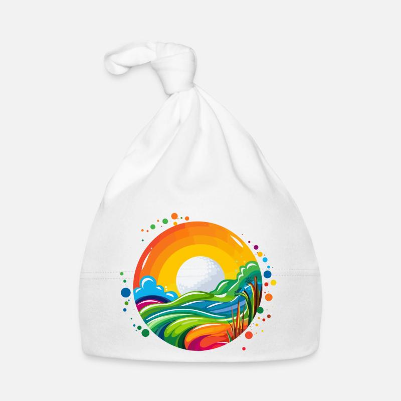 Monde des golfeurs. Bonnet bio Bébé