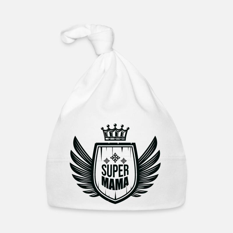 Mutter Spruch Geschenk Mama Muttertag Baby Bio-Mütze