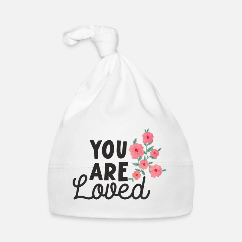 Vous êtes aimé Bonnet bio Bébé