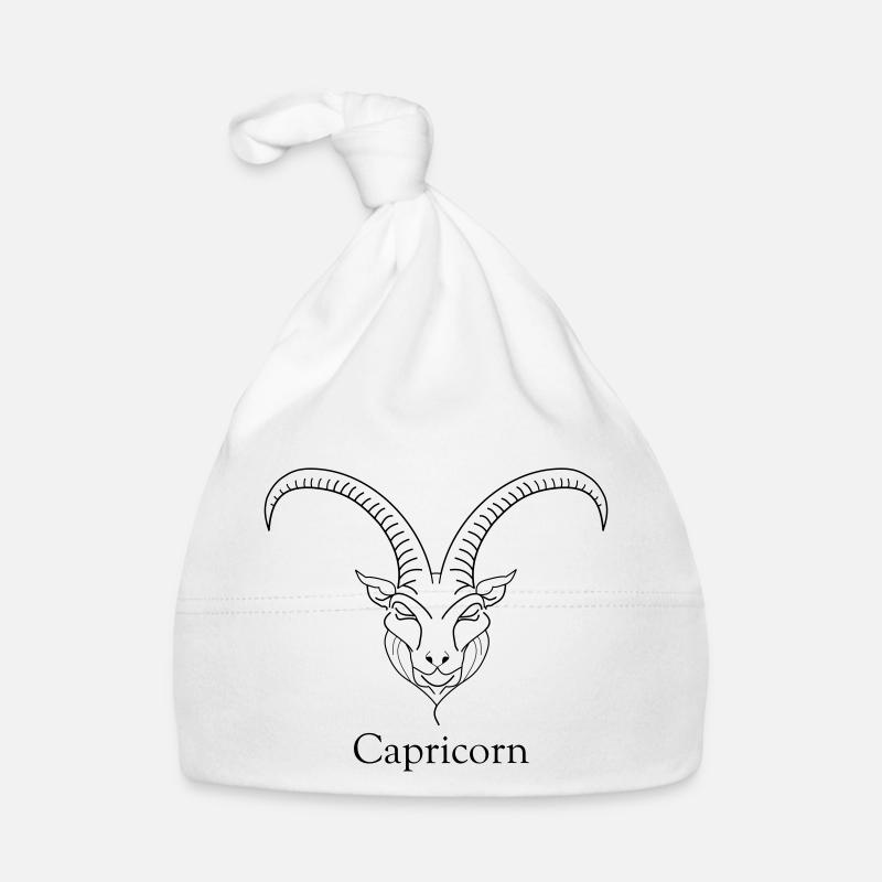 Sternzeichen - Steinbock Baby Bio-Mütze