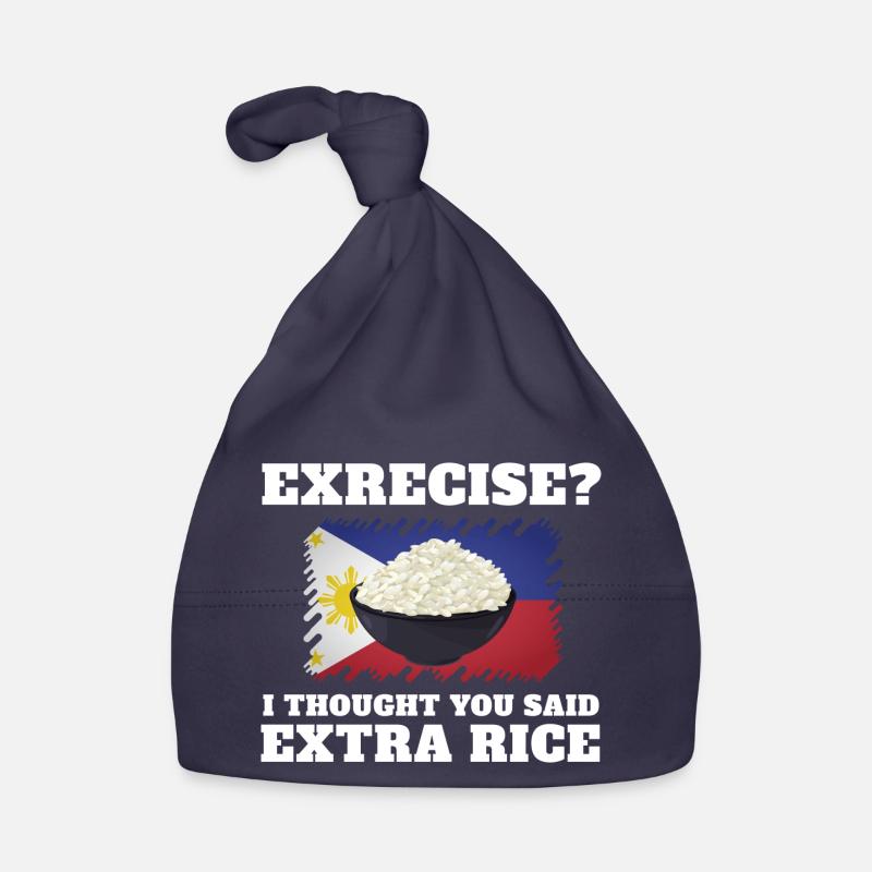 Excercise I thought they said extra rice Organic Baby Cap