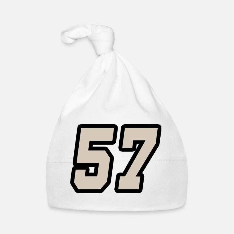 Nummer siebenundfünfzig 57 Baby Bio-Mütze