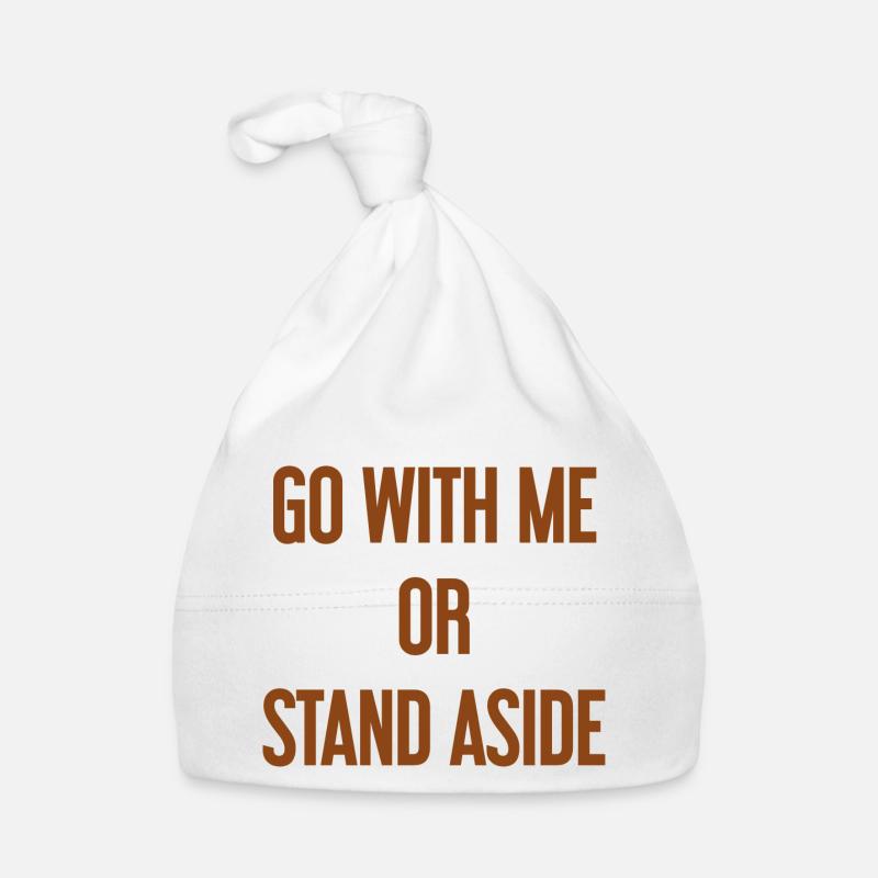 Geh mit oder beiseite Baby Bio-Mütze