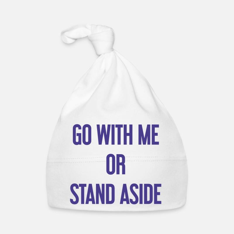 Geh mit oder beiseite Baby Bio-Mütze