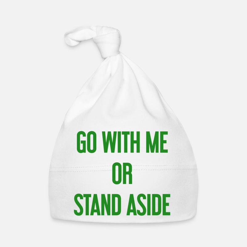 Geh mit oder beiseite Baby Bio-Mütze