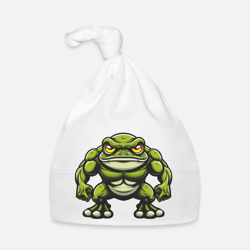 Frosch Comic Baby Bio-Mütze