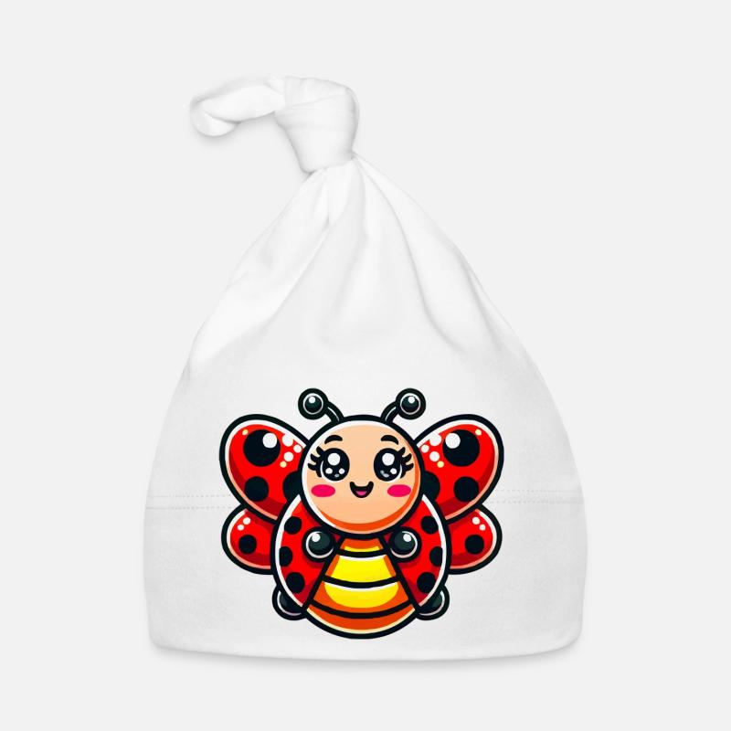 Ladybug Comic Organic Baby Cap