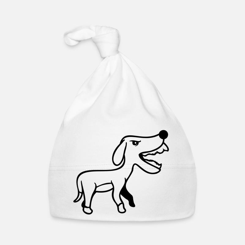 Dog, Furious, Biting, , Aggressive, Attack Organic Baby Cap