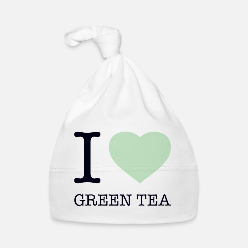 I LOVE GREEN TEA Organic Baby Cap