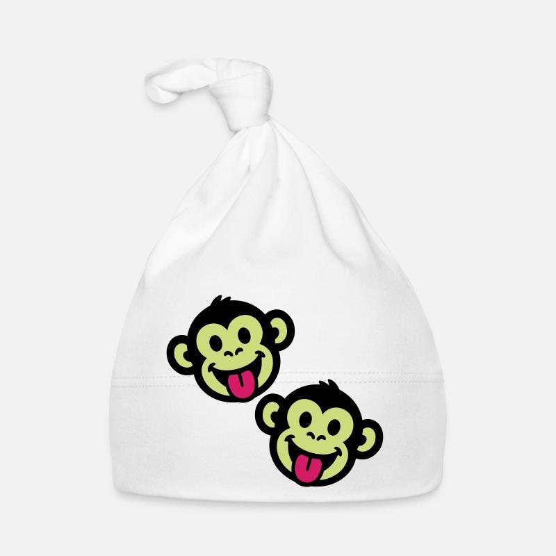 Singe Drôle Bonnet bio Bébé