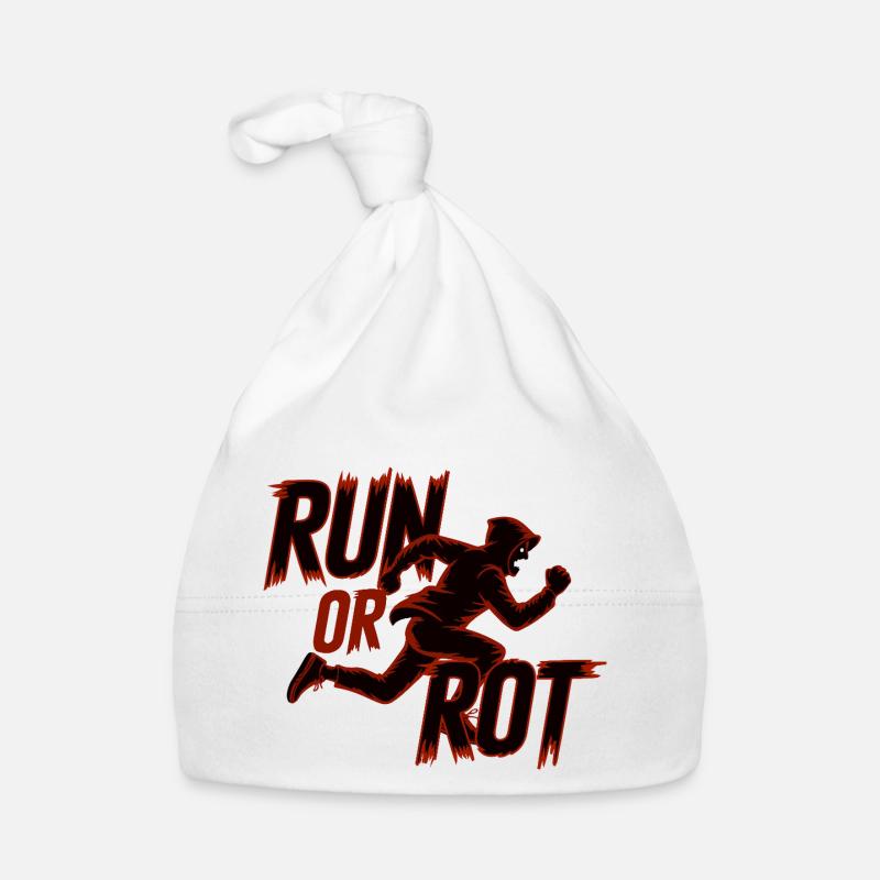 LAUFEN ODER VERROTTEN Baby Bio-Mütze