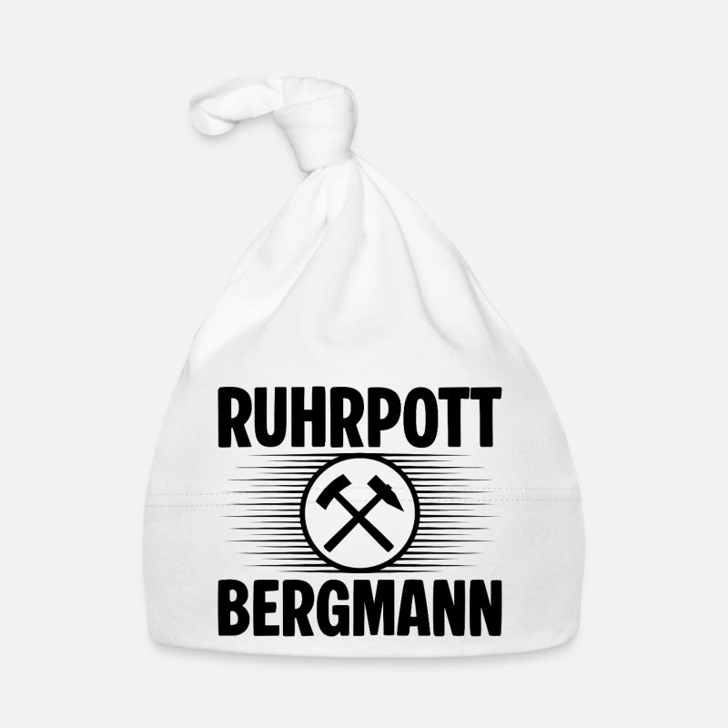 Ruhrpott Bergmann Baby Bio-Mütze