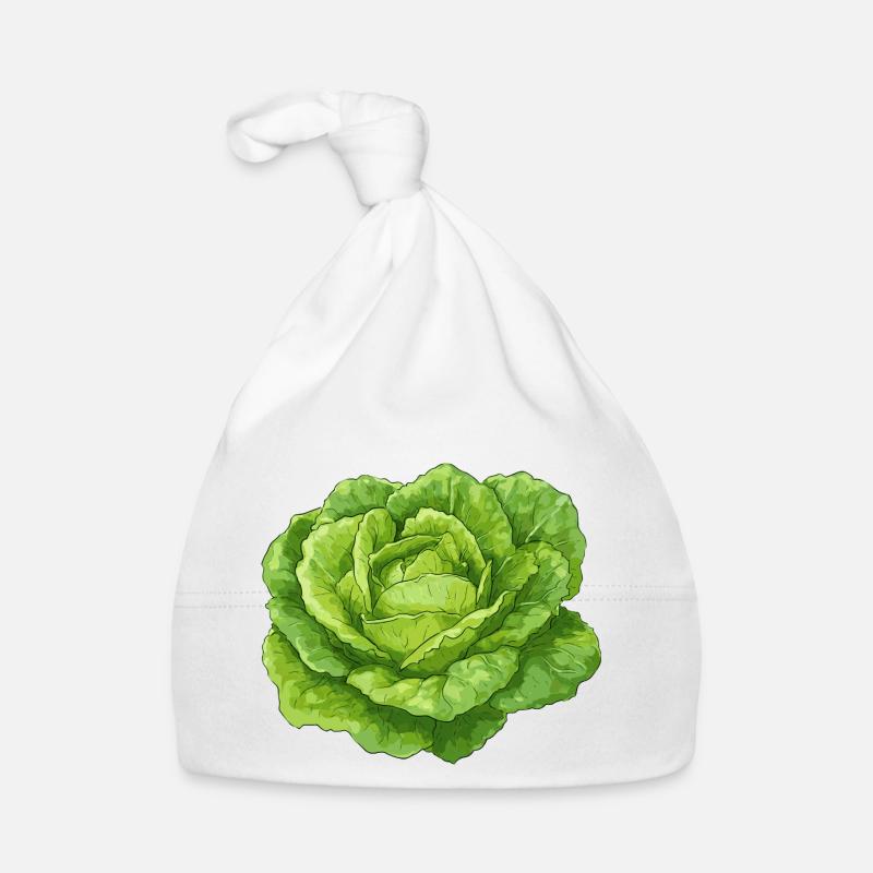 Salade - Bonnet bio Bébé - blanc