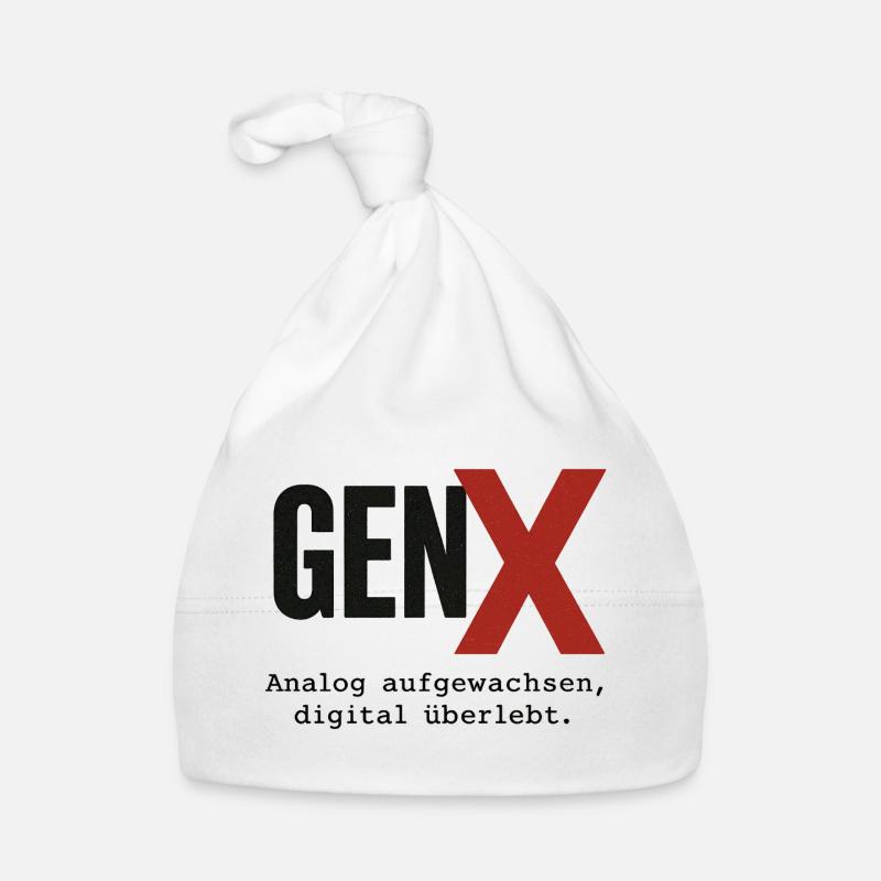 GenX Digital Retro Design Baby Bio-Mütze