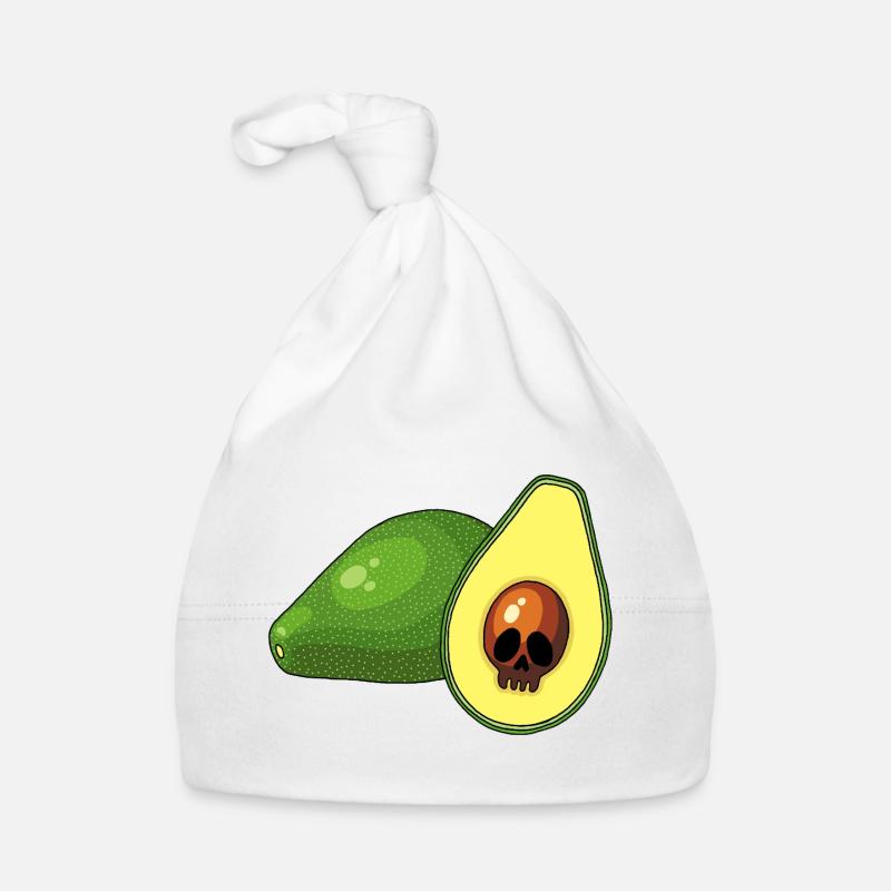 Avocado-Schädel Baby Bio-Mütze