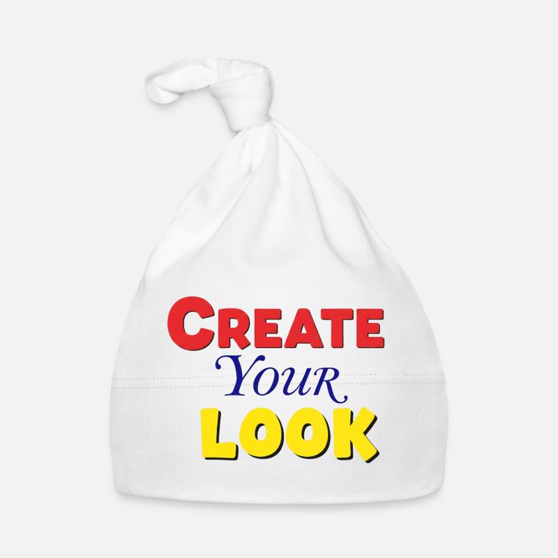 Vivid Colourful Text Creative Design Organic Baby Cap