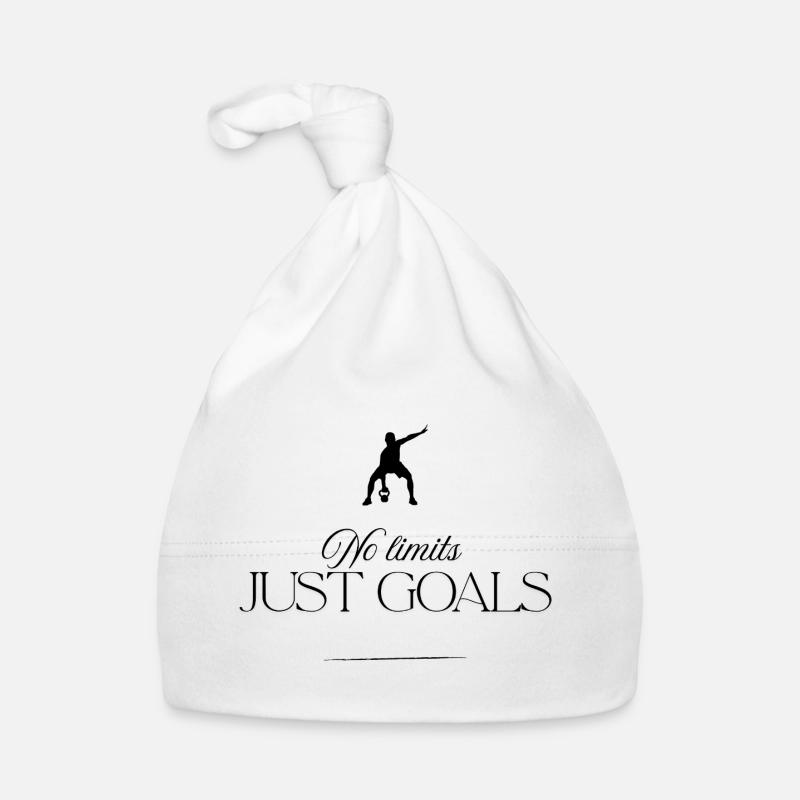 No limits- just goals Organic Baby Cap