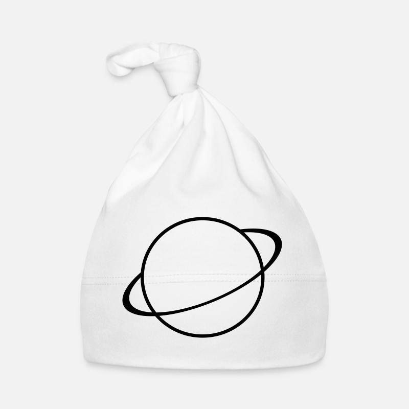 Icône de Saturne - Symbole de la planète Bonnet bio Bébé