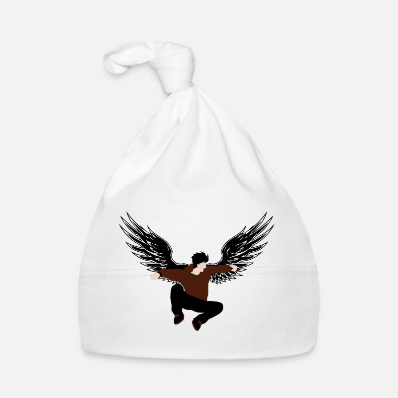 Winged silhouette Organic Baby Cap