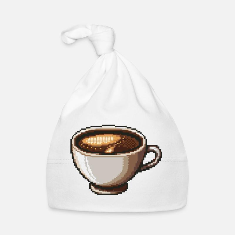 PixelKaffee Kaffeetasse Kunst Baby Bio-Mütze