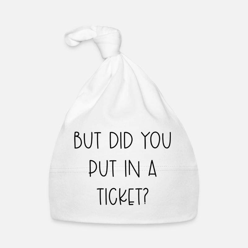 Funny IT Support Tech Help Desk Ticket Gift Organic Baby Cap