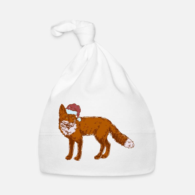 WEIHNACHTSFUCHS Baby Bio-Mütze