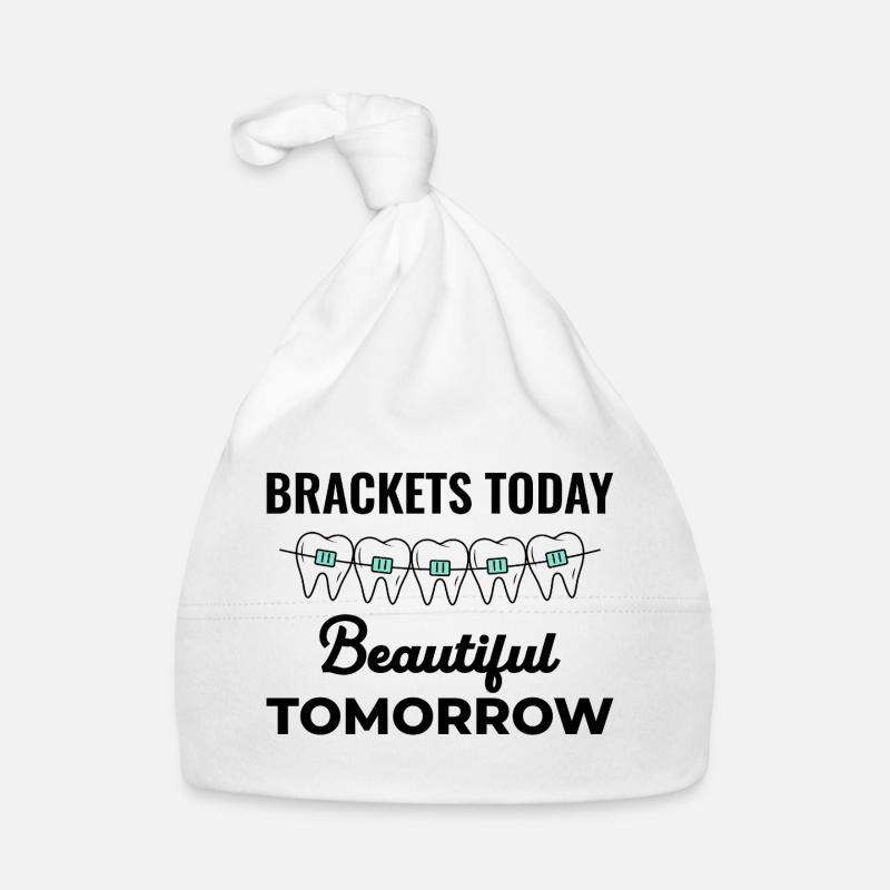 Brackets Today Beautiful Tomorrow Orthodontic  Organic Baby Cap