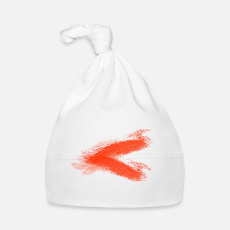 Marque orange de pinceau noir Bonnet bio Bébé