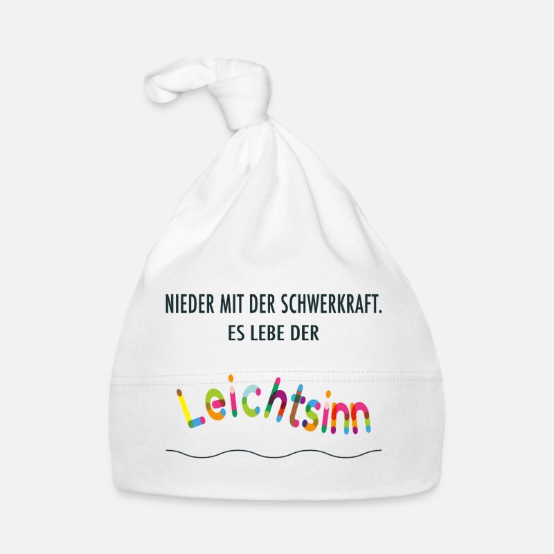 Es lebe der Leichtsinn – Bunt & lebensfroh Baby Bio-Mütze